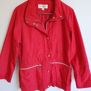 Liz Claiborne-autumn jacket-red